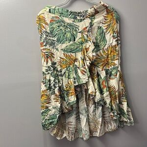 Tropical Print Women's Skirt